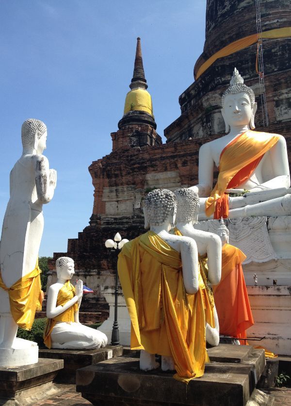 A temple at Ayutthaya, Thailand