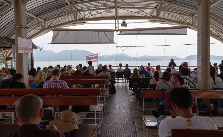 Seating on the Koh Chang Ferry
