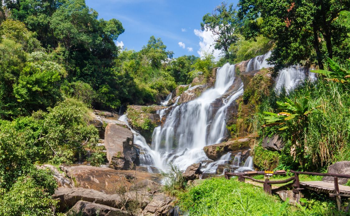 Mae Klang waterfall, Doi Inthanon national park, Chiang Mai,