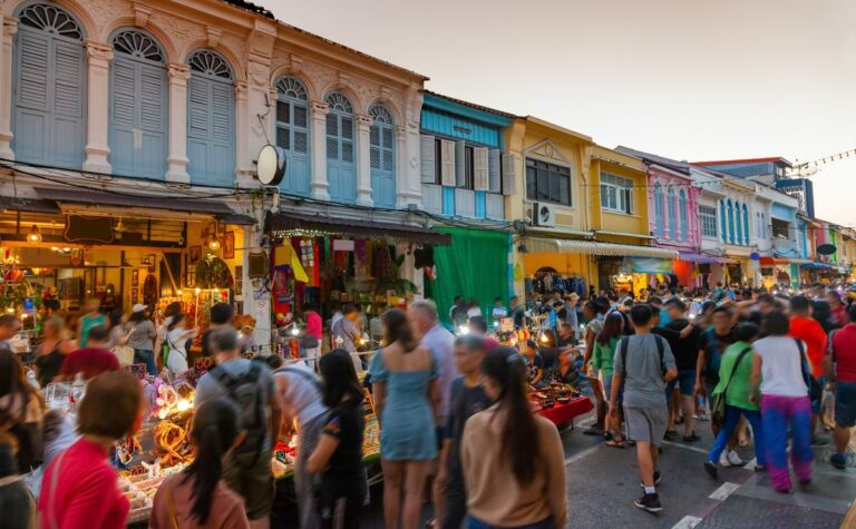 Phuket Old Town Night Market Thailand