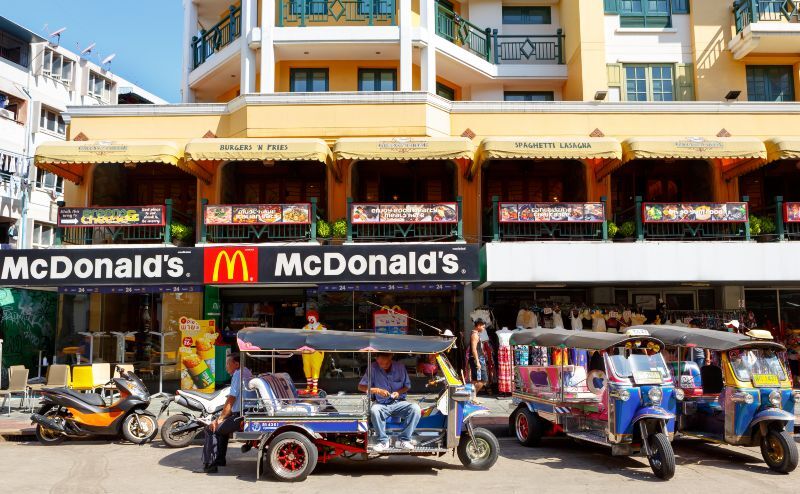 A McDonald's in Bangkok, Thailand