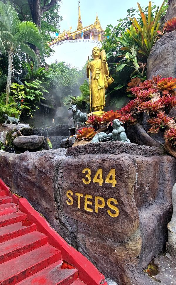 344 steps to the temple