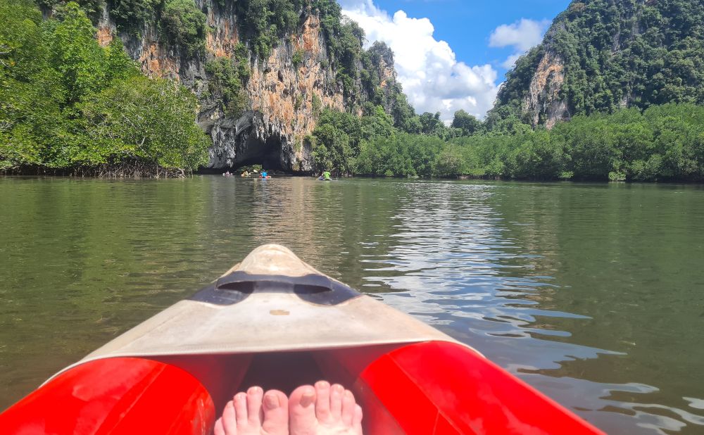 Out kayaking near James Bond Island