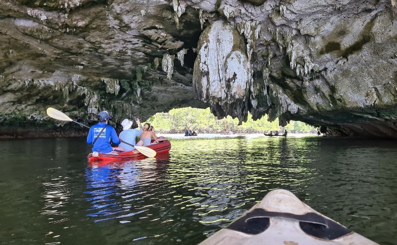 kayaking on James bond Island tour