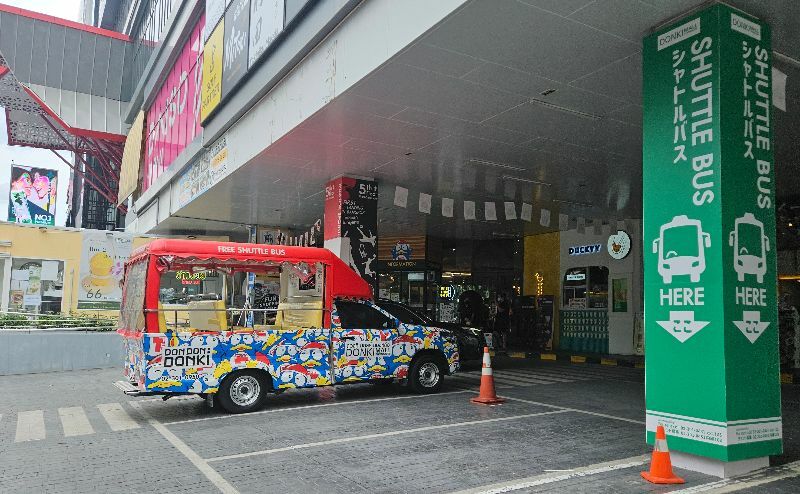 Don Don Donki shuttle at Donki Mall Bangkok