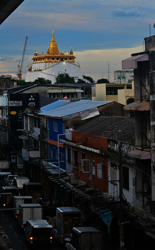 Golden Mount Temple view from Leelaa Bar Bangkok