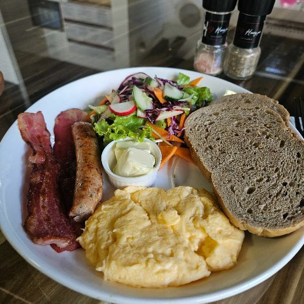 Simple western breakfast - western food in thailand is easy to find for breakfast 