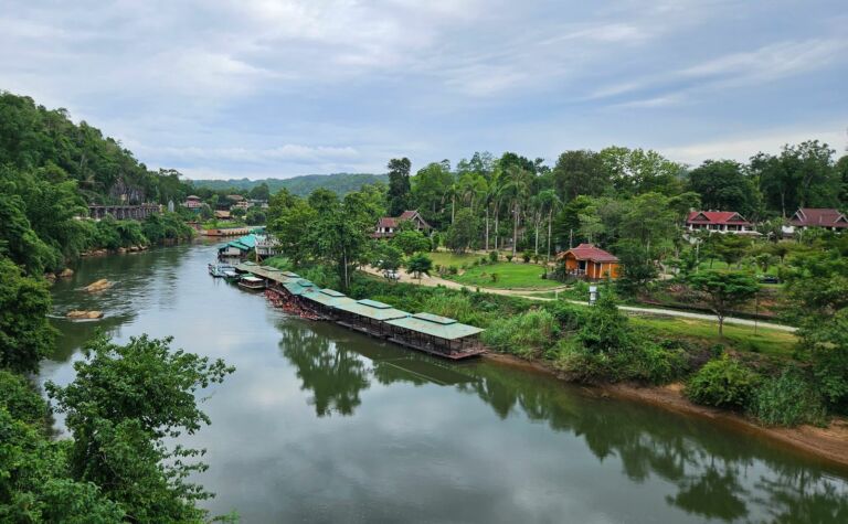 Kanchanaburi river near Nam Tok