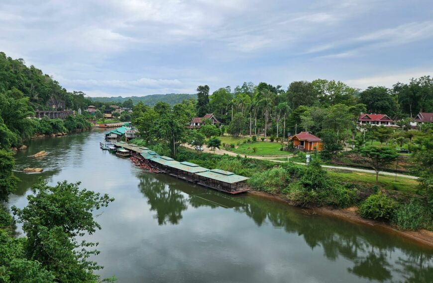 Kanchanaburi river near Nam Tok