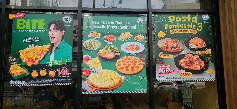 advertising at the Pizza Company a Thai pizza chain 