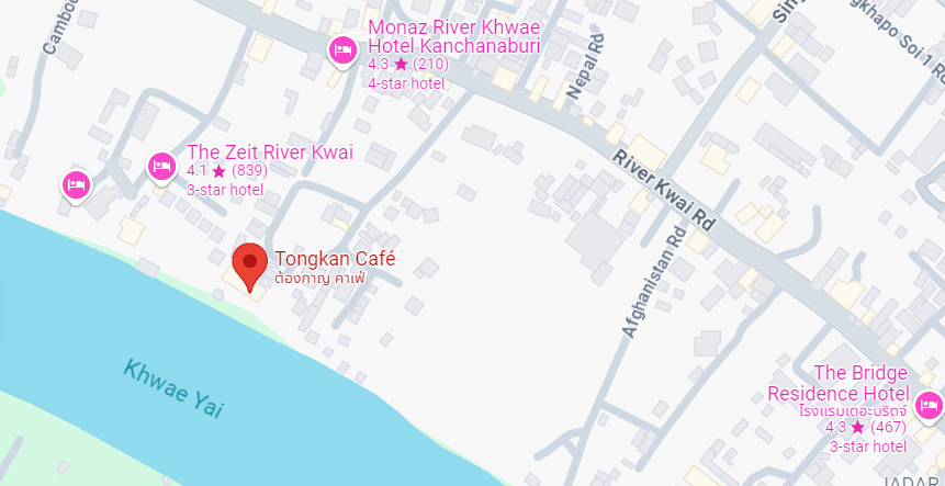 Tongkan Cafe map 