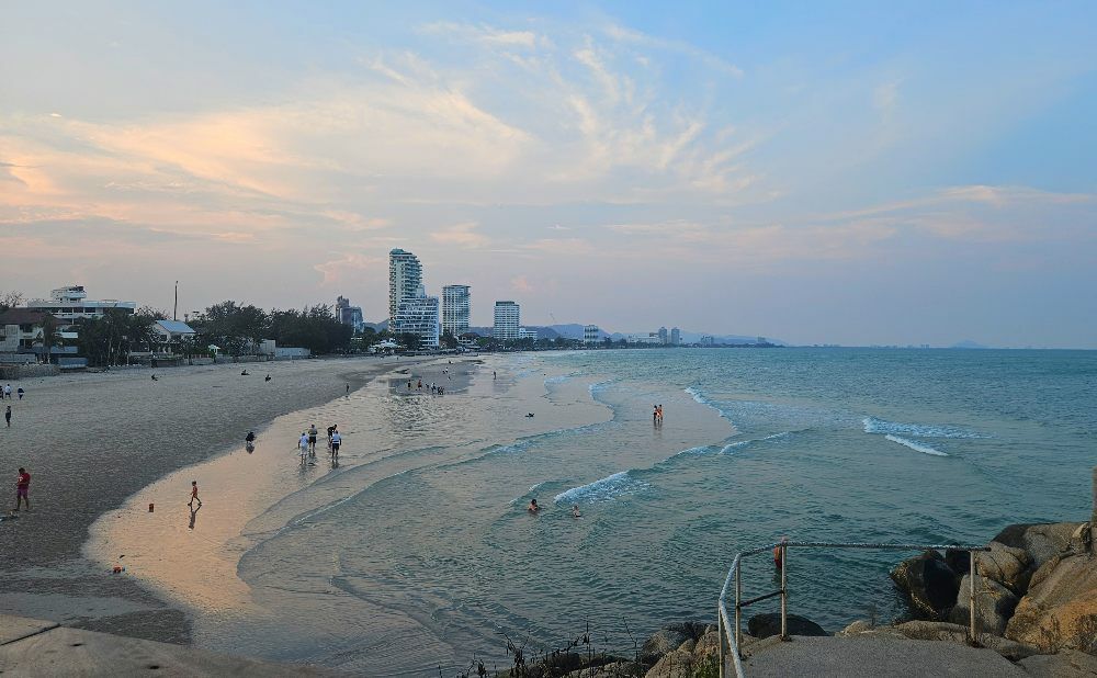 Hau Hin Beach Monkey Mountain view