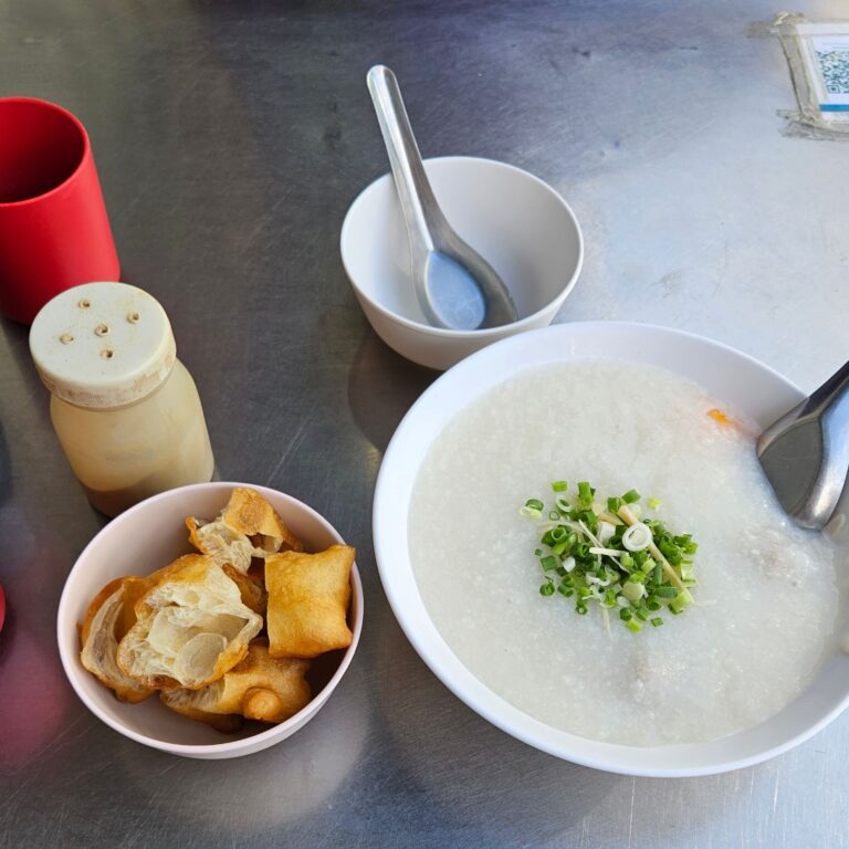 Jok is a popular breakfast in Thailand