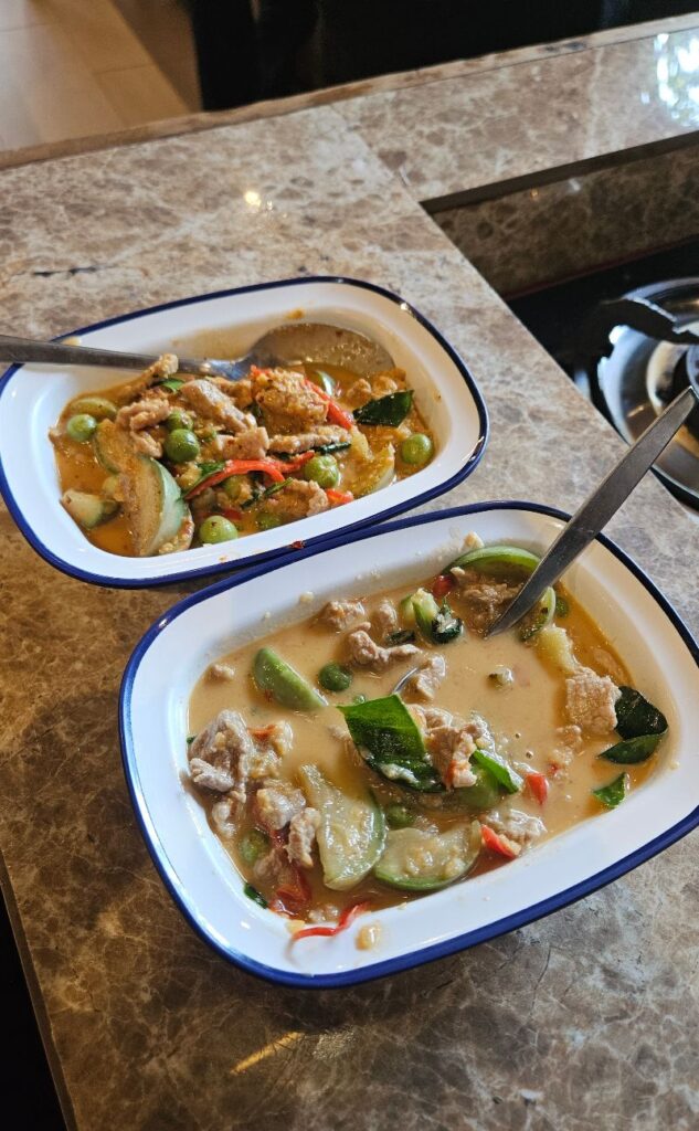 Pork Red curry , mine is the darker one