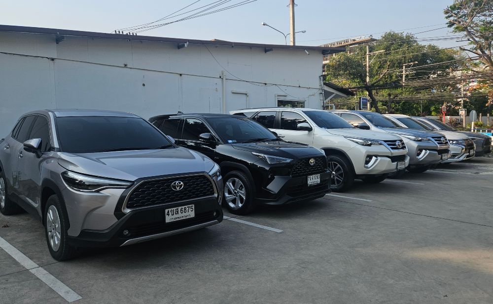 SUVs at Enterprise car rental in Hua Hin
